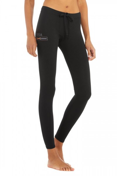 High-Waist Graphic Trinity Legging - Black/Anthracite
