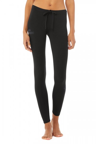 High-Waist Graphic Trinity Legging - Black/Anthracite
